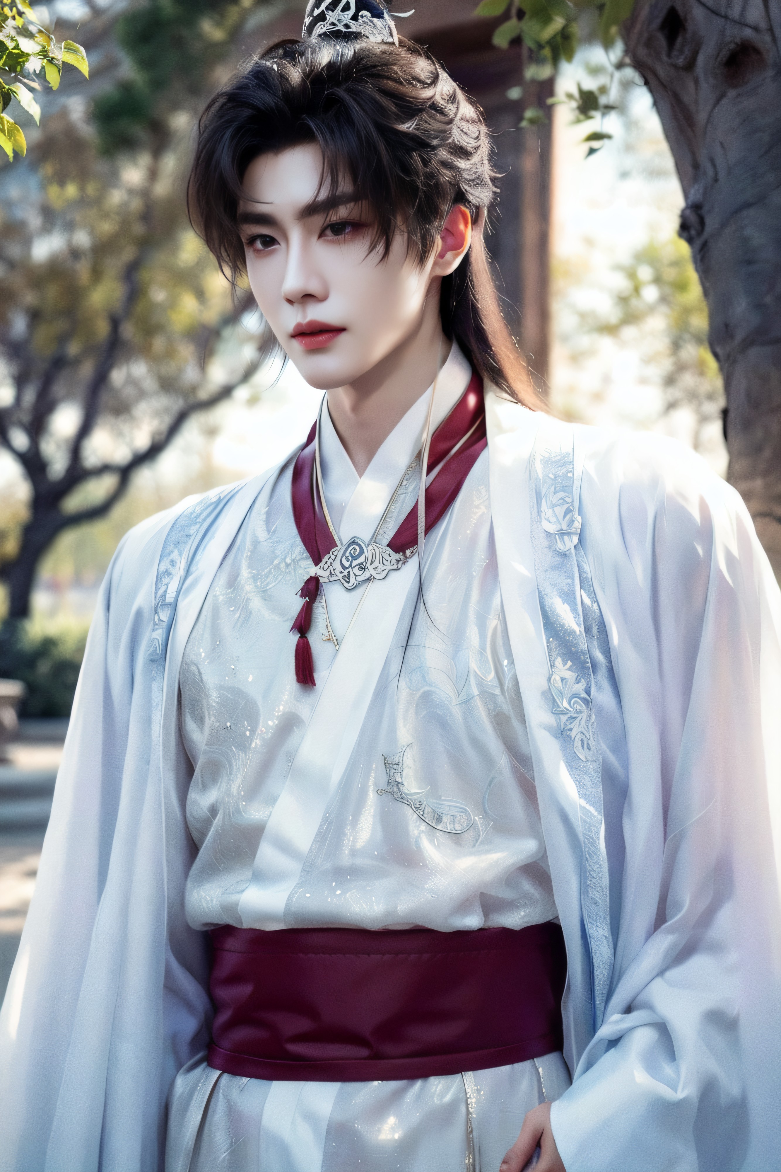 Handsome young man in period costume exposed on the street (43 Pictures) Gold Member Or Above