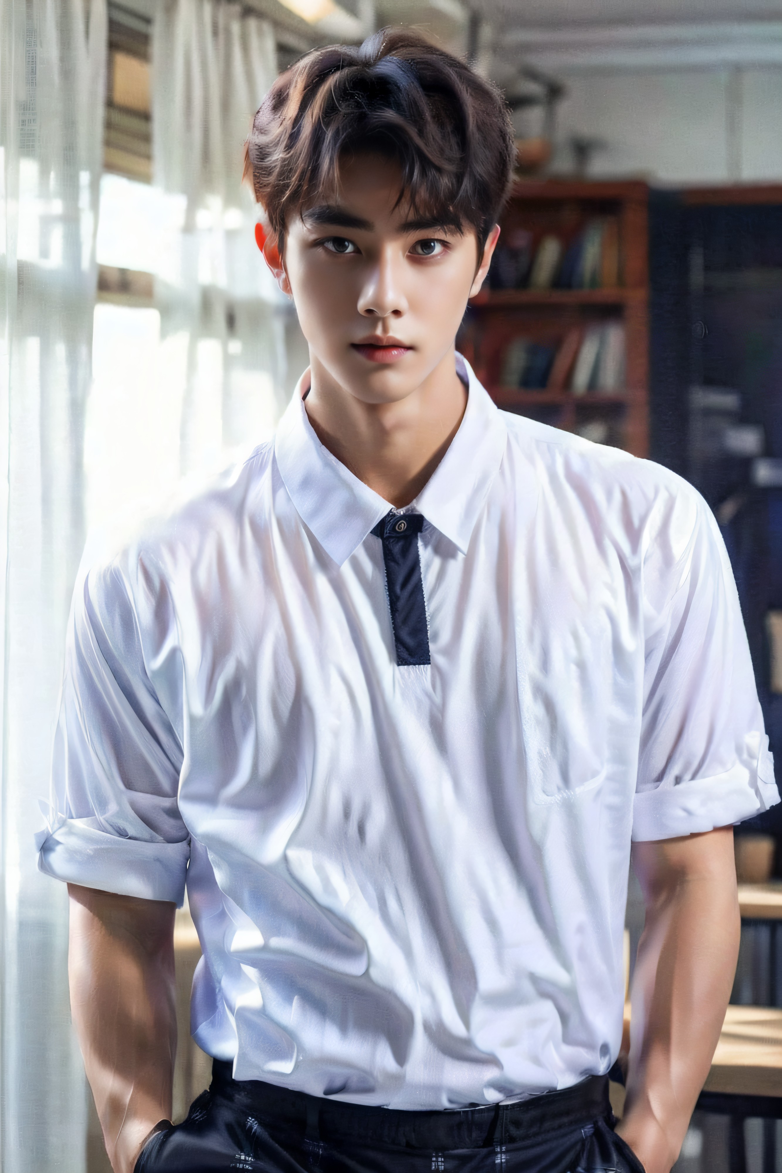 College boy showing in classroom (46 Pictures) Gold Member Or Above