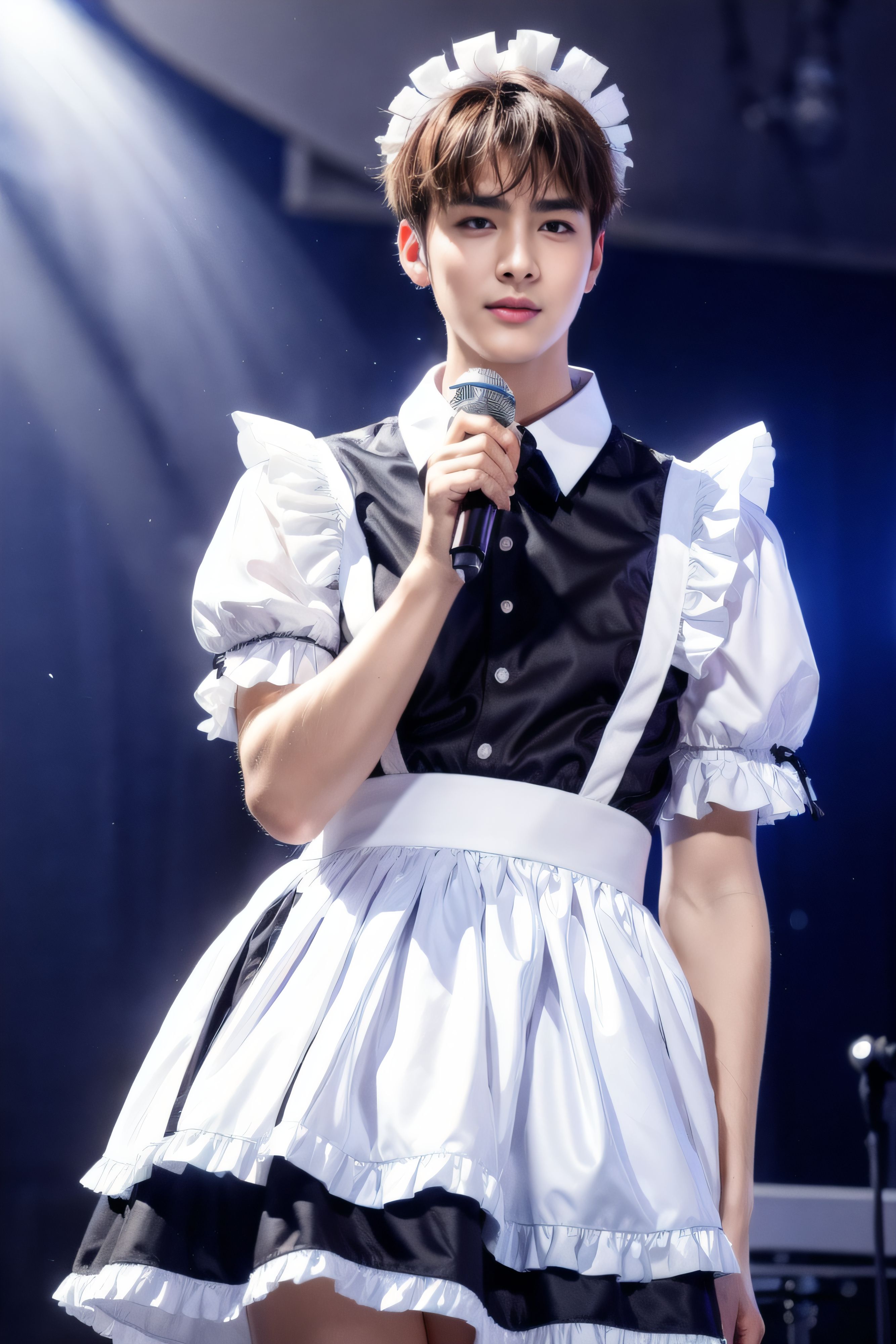 Idols' stage show in maid costume (61 Pictures) Gold Member Or Above - 2024-06-09