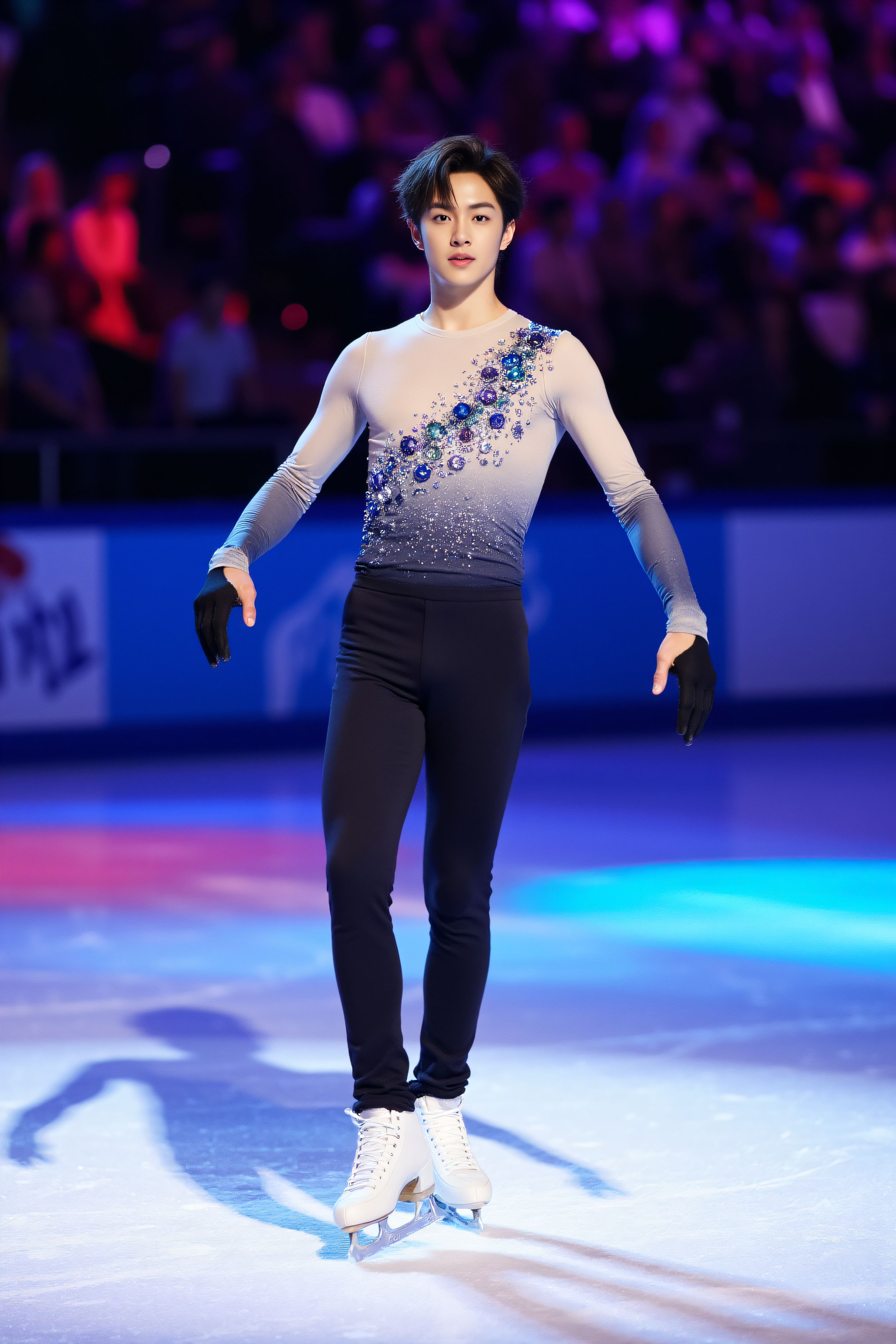 Ice skating boy (58 Pictures) Gold Member Or Above - 2025-03-15