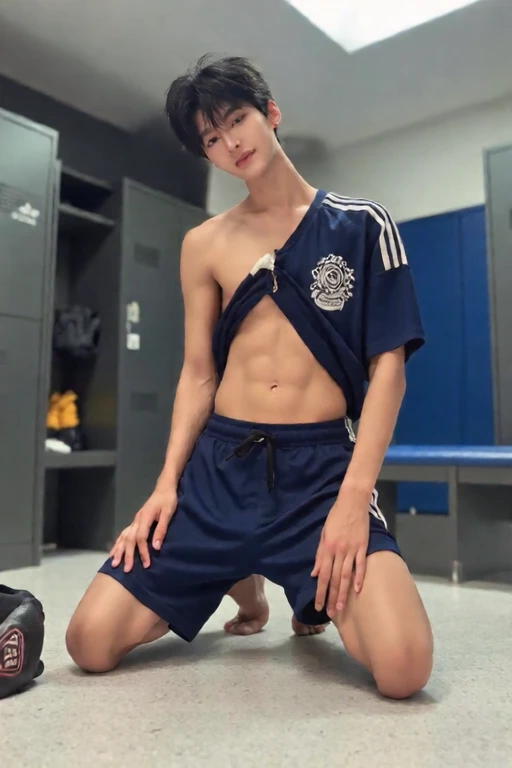 Sports students in the team locker room（50+7 Pictures) Gold Member Or Above - 2025-09-30