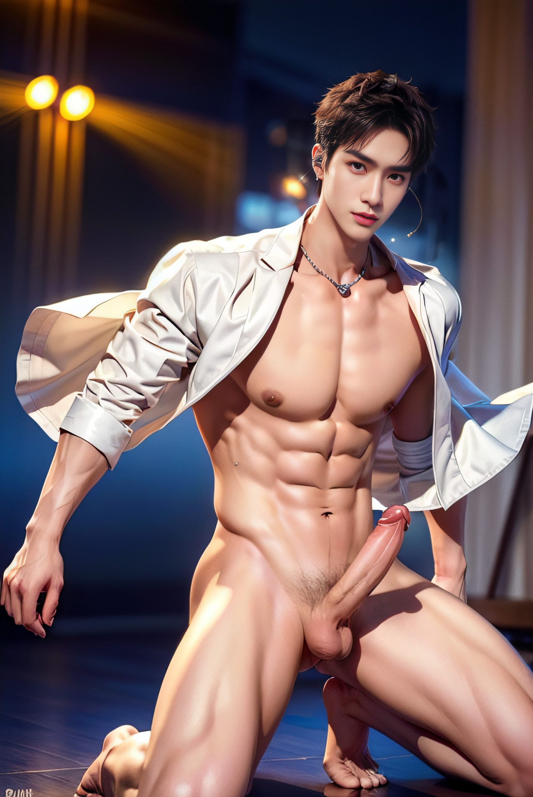 Handsome KPOP Idol On Stage NSFW Part7 (44 Pictures) Gold Member Or Above - 2023-08-03