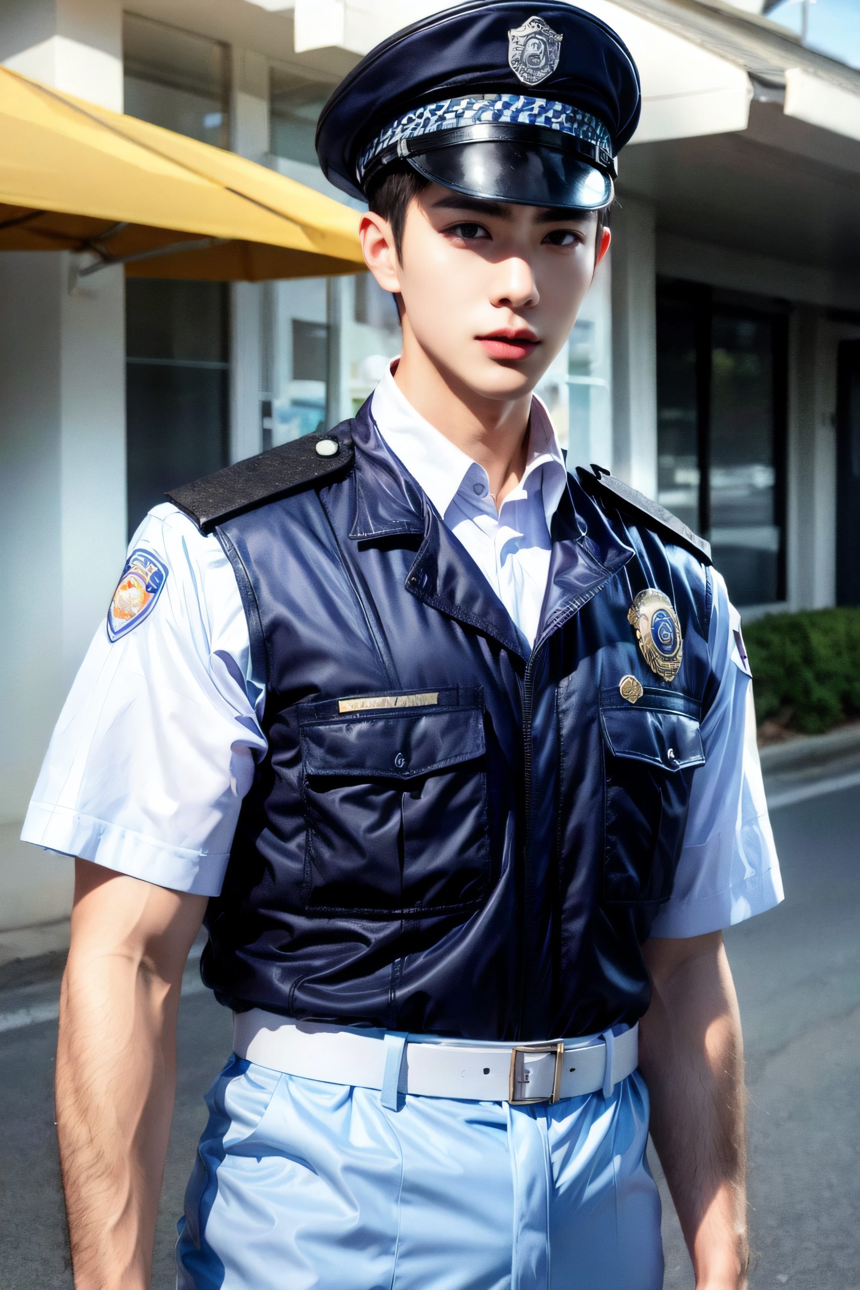 Handsome police exhibitionism Part2 (49 Pictures) Gold Member Or Above - 2023-11-15